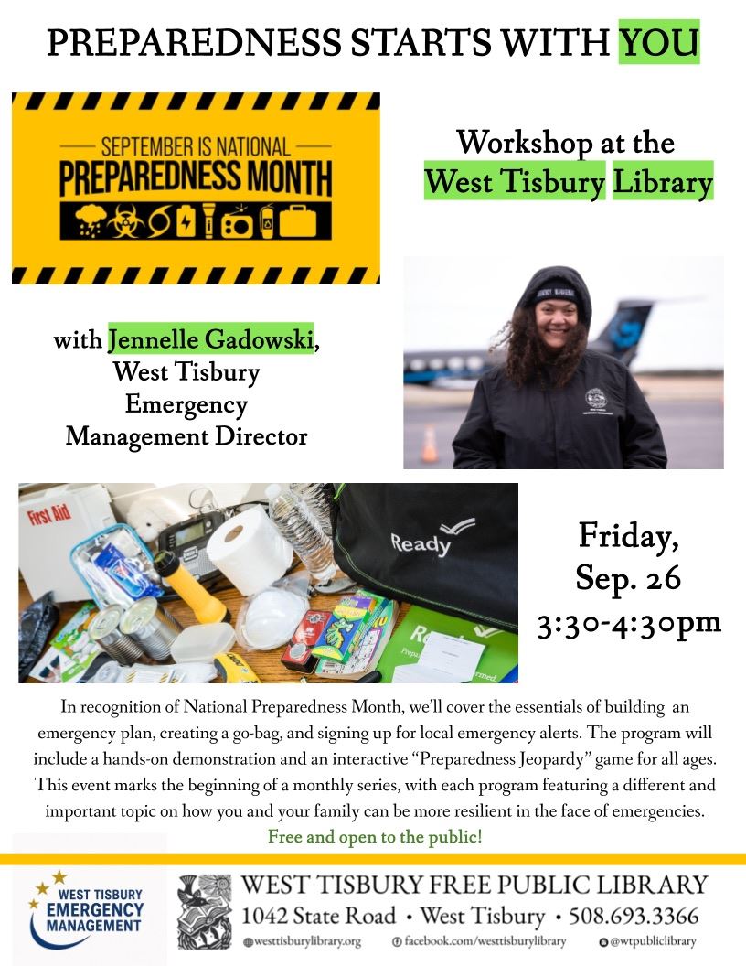 Preparedness starts with you