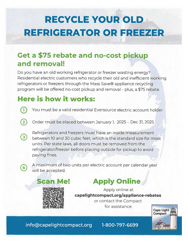 Recycle your old refrigerator